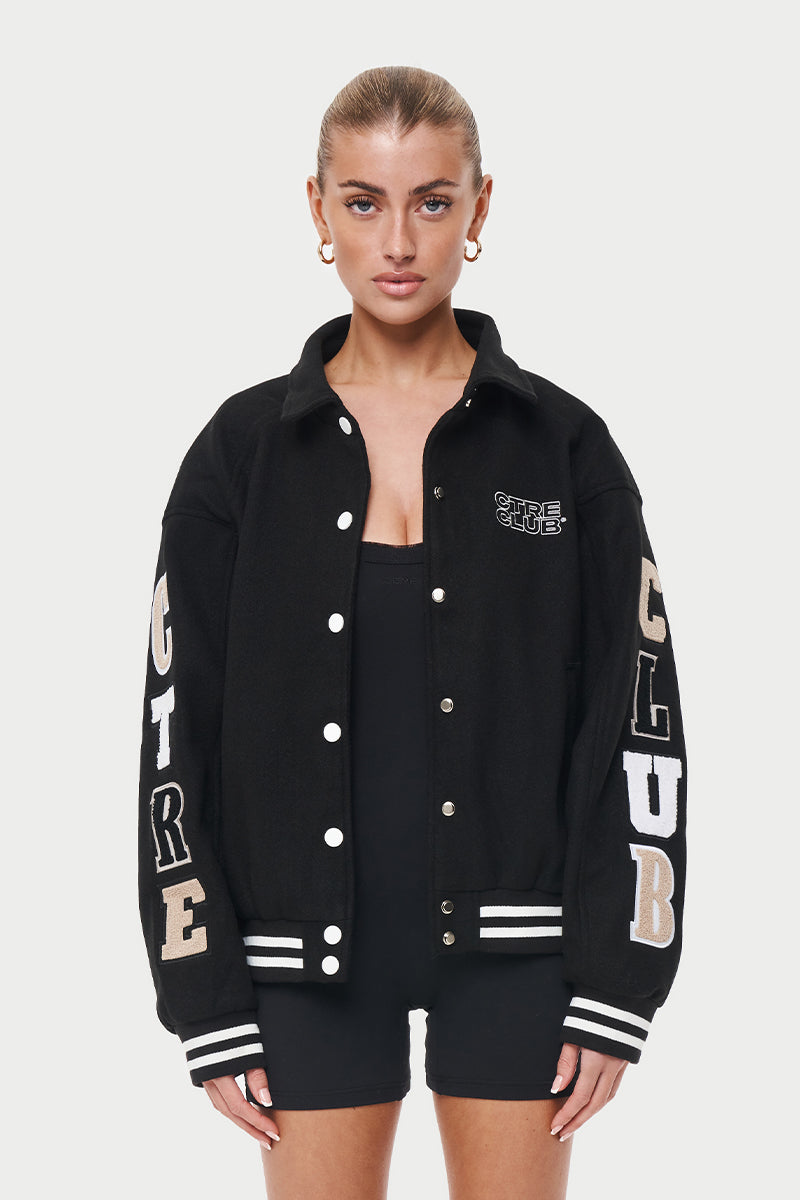 Club monaco varsity jacket best sale