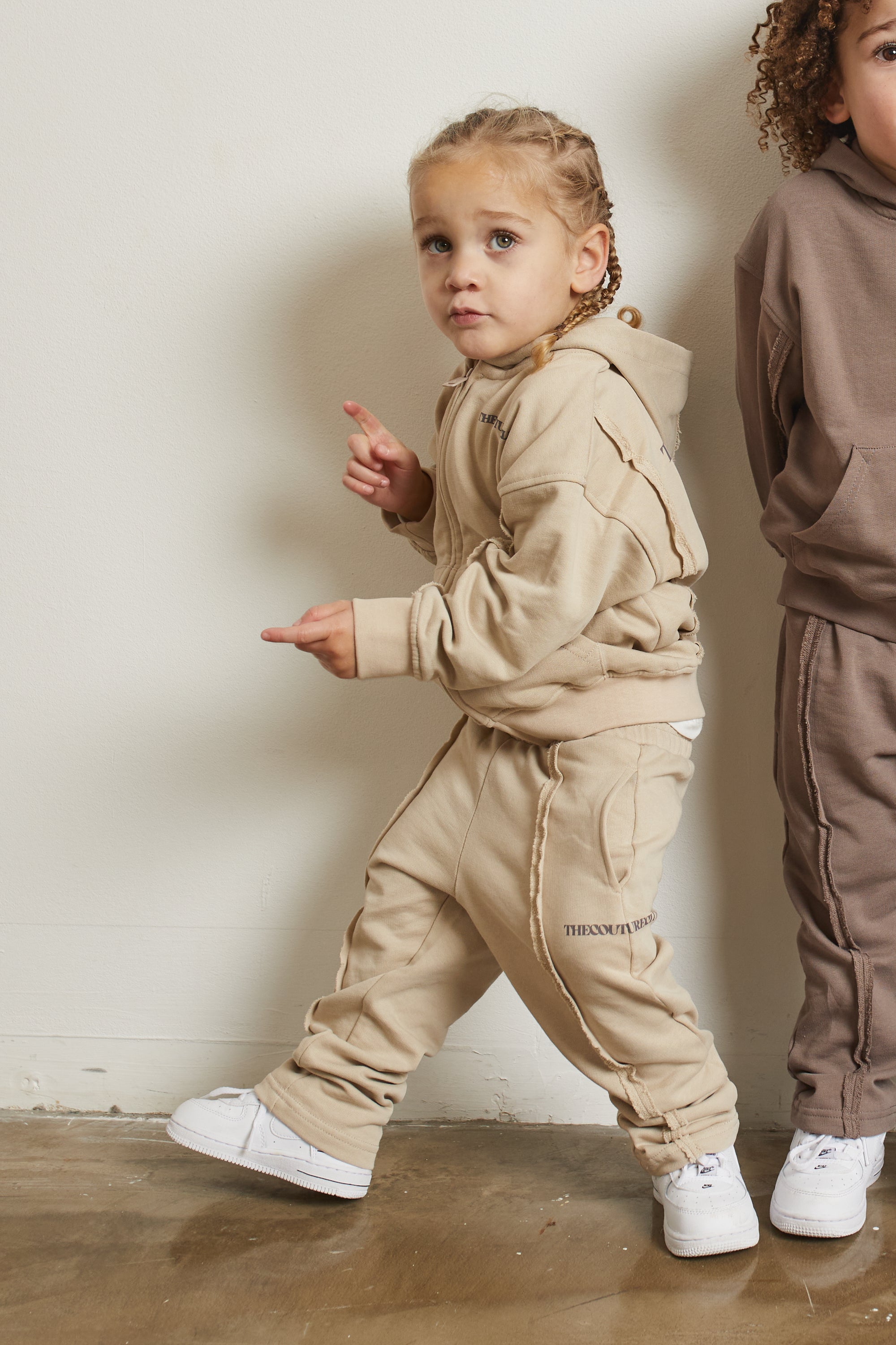 Kids sales khaki tracksuit