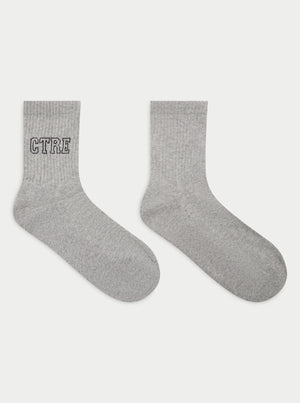 CTRE OUTLINE SPORT SOCK - GREY MARL