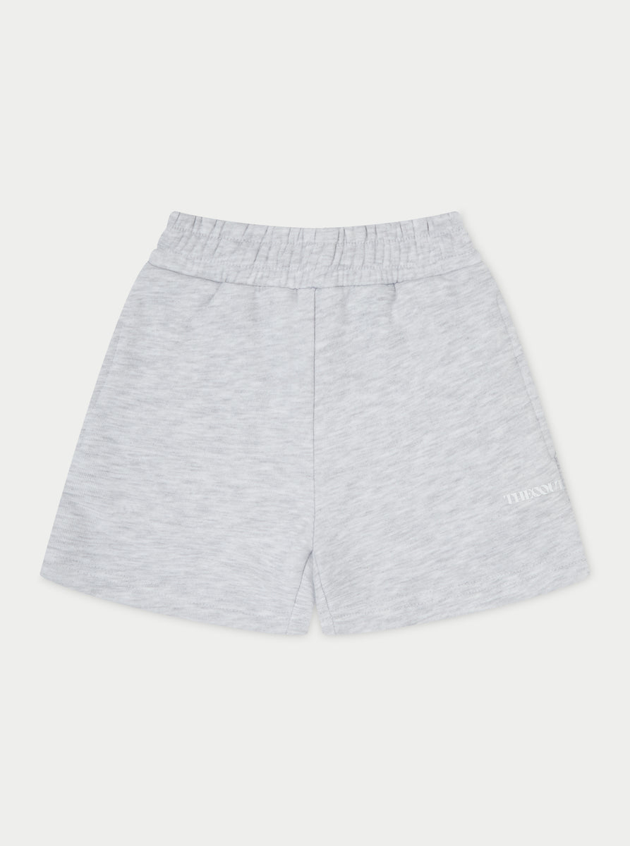 KIDS RAW SEAM SHORTS - GREY MARL – The Couture Club