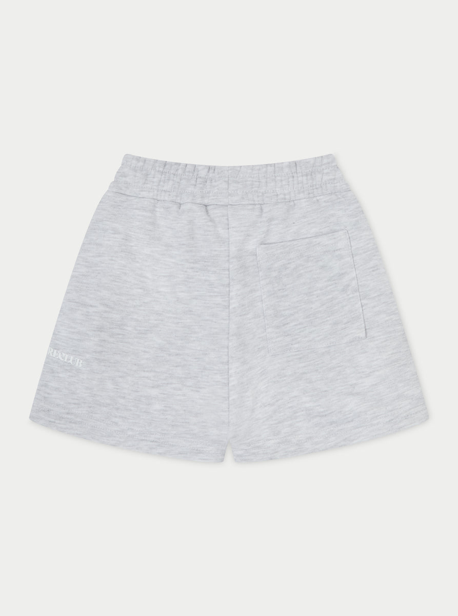 KIDS RAW SEAM SHORTS - GREY MARL – The Couture Club