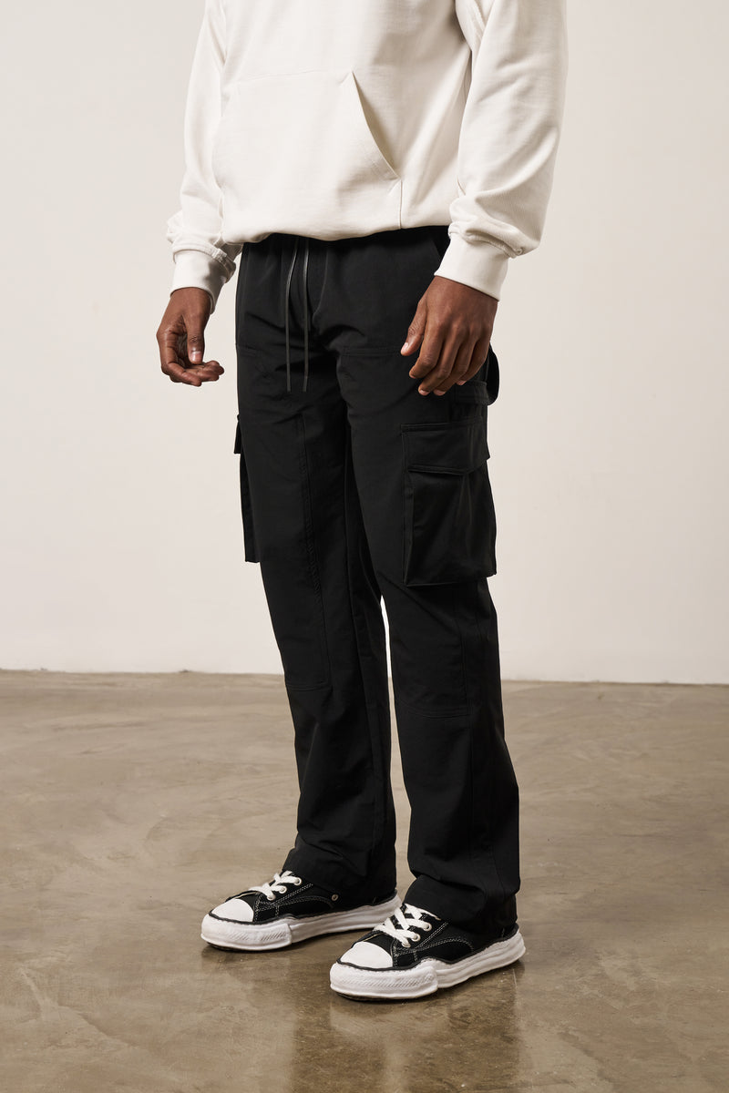 TECHNICAL CARPENTER CARGO PANTS - BLACK – The Couture Club