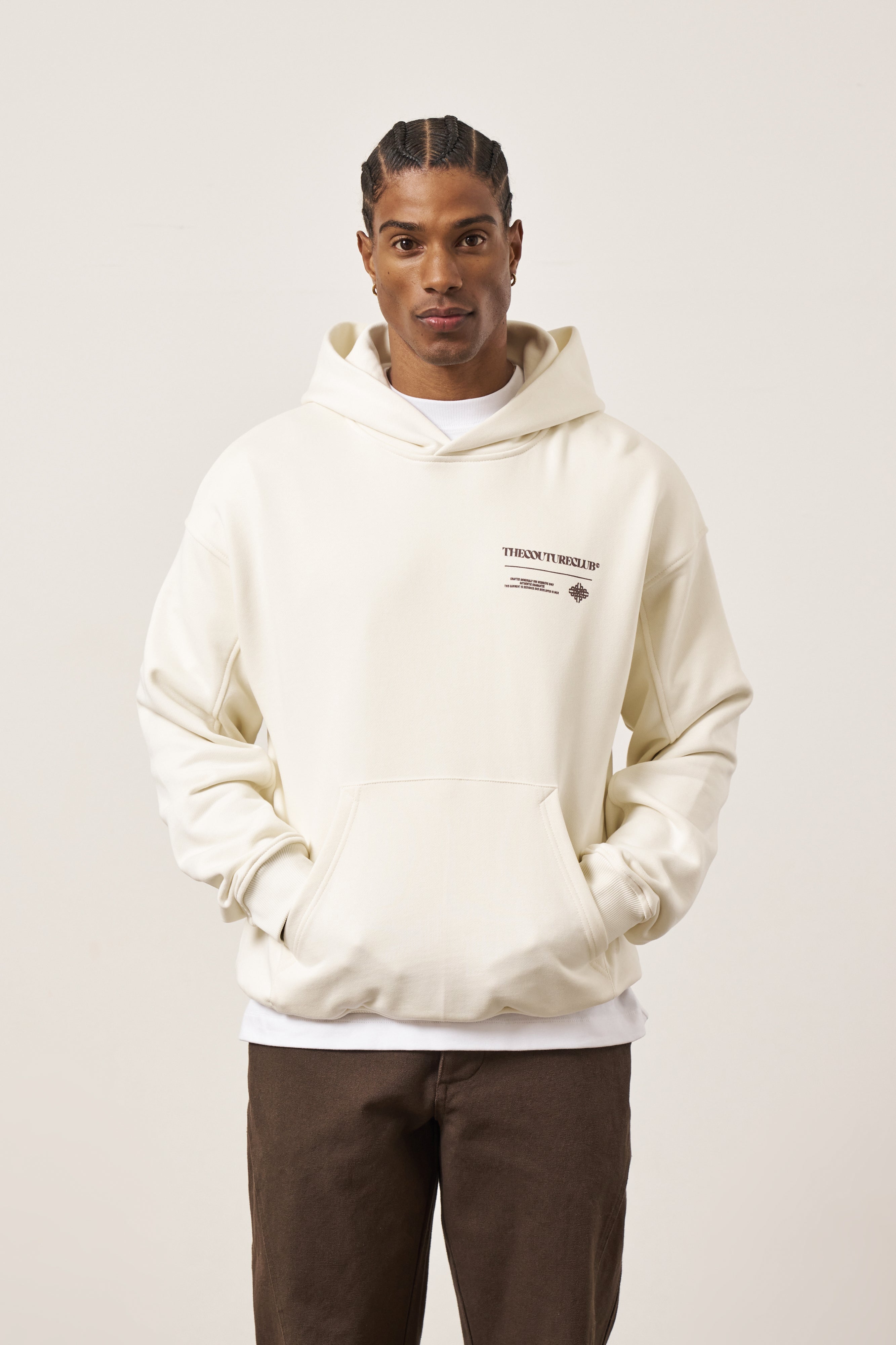 White hot sale couture hoodie