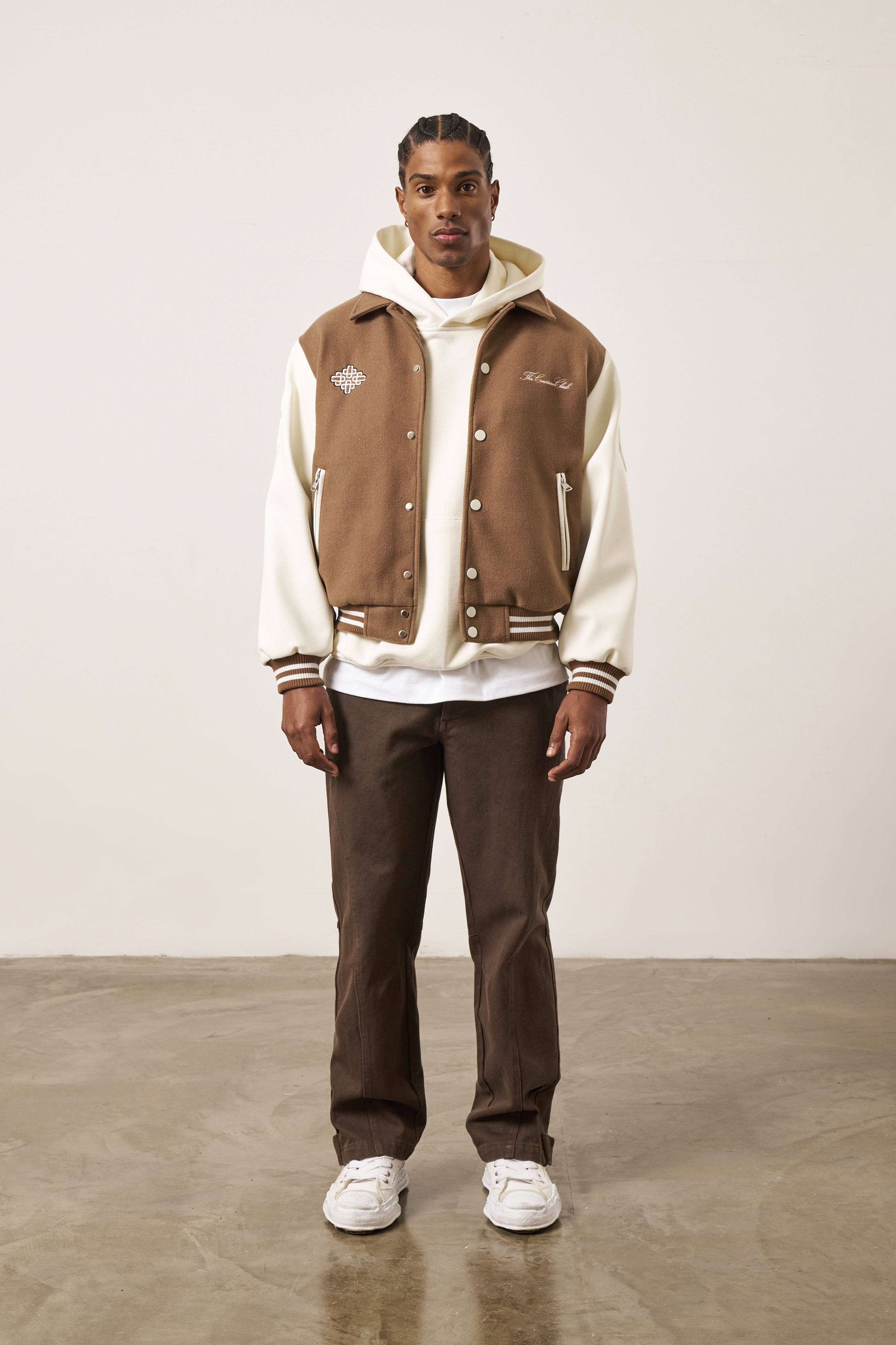 Bomber Letterman Chris Brown Varsity Jacket - Jackets Expert