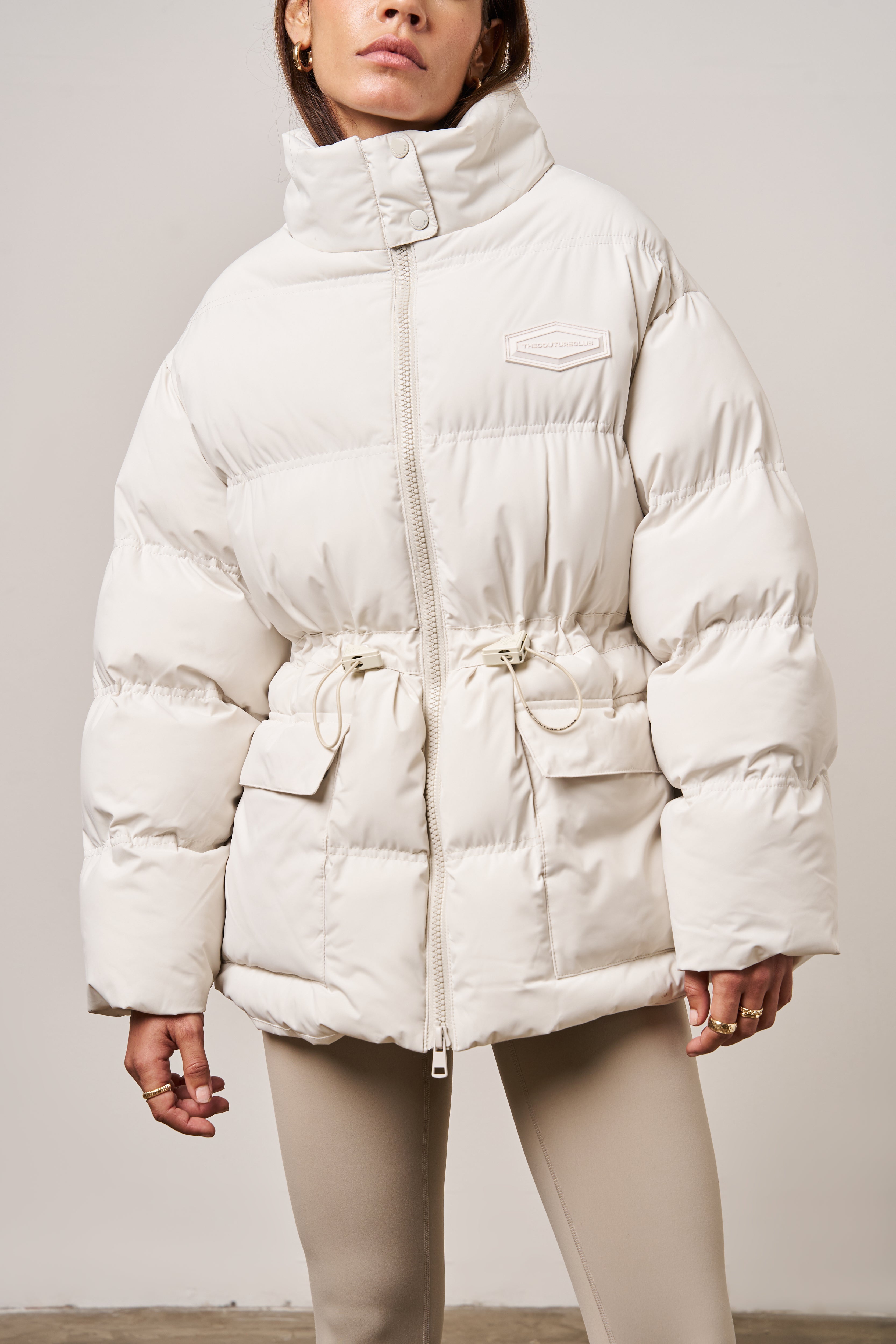 Off white clearance puffer jacket women's