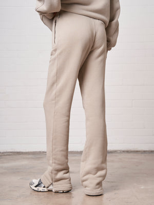 LAUNDERED CLASSICS STRAIGHT LEG JOGGERS - BEIGE