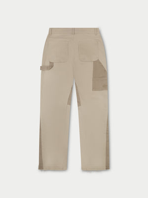 CANVAS CARPENTER TROUSER - BEIGE