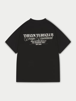 DESIGN DEPARTMENT GRAPHIC T-SHIRT - BLACK