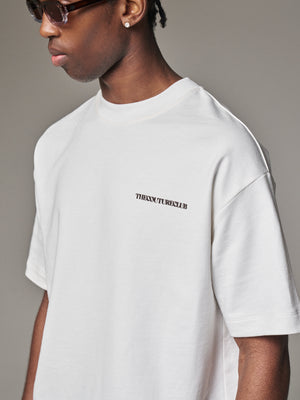 HEAVYWEIGHT COPYRIGHT T-SHIRT - OFF WHITE