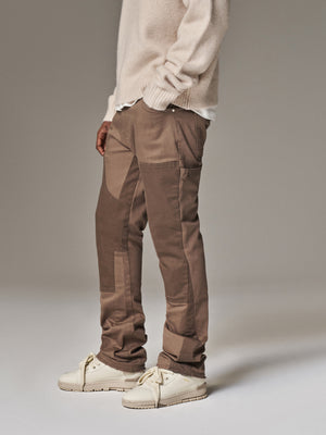 CANVAS CARPENTER TROUSER - BROWN