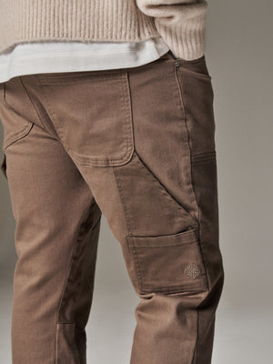 CANVAS CARPENTER TROUSER - BROWN