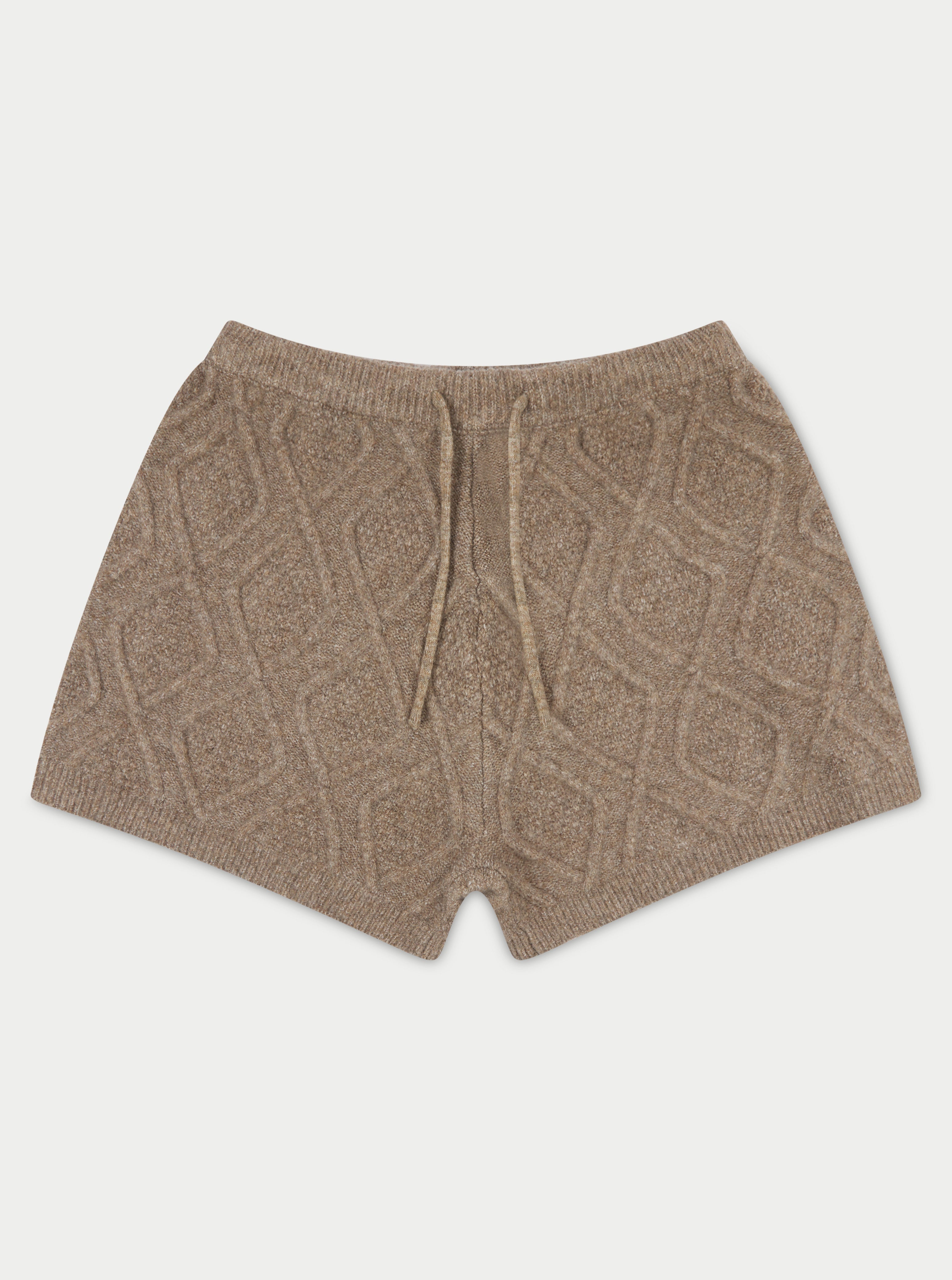 Cable on sale knit shorts