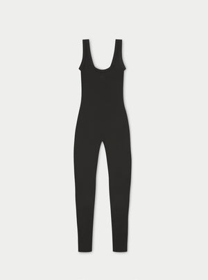 EMBLEM SCLUPTING FULL LENGTH UNITARD - BLACK