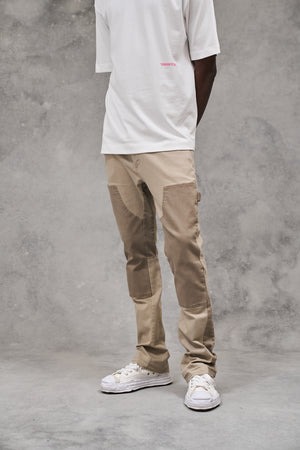 CANVAS CARPENTER TROUSER - BEIGE