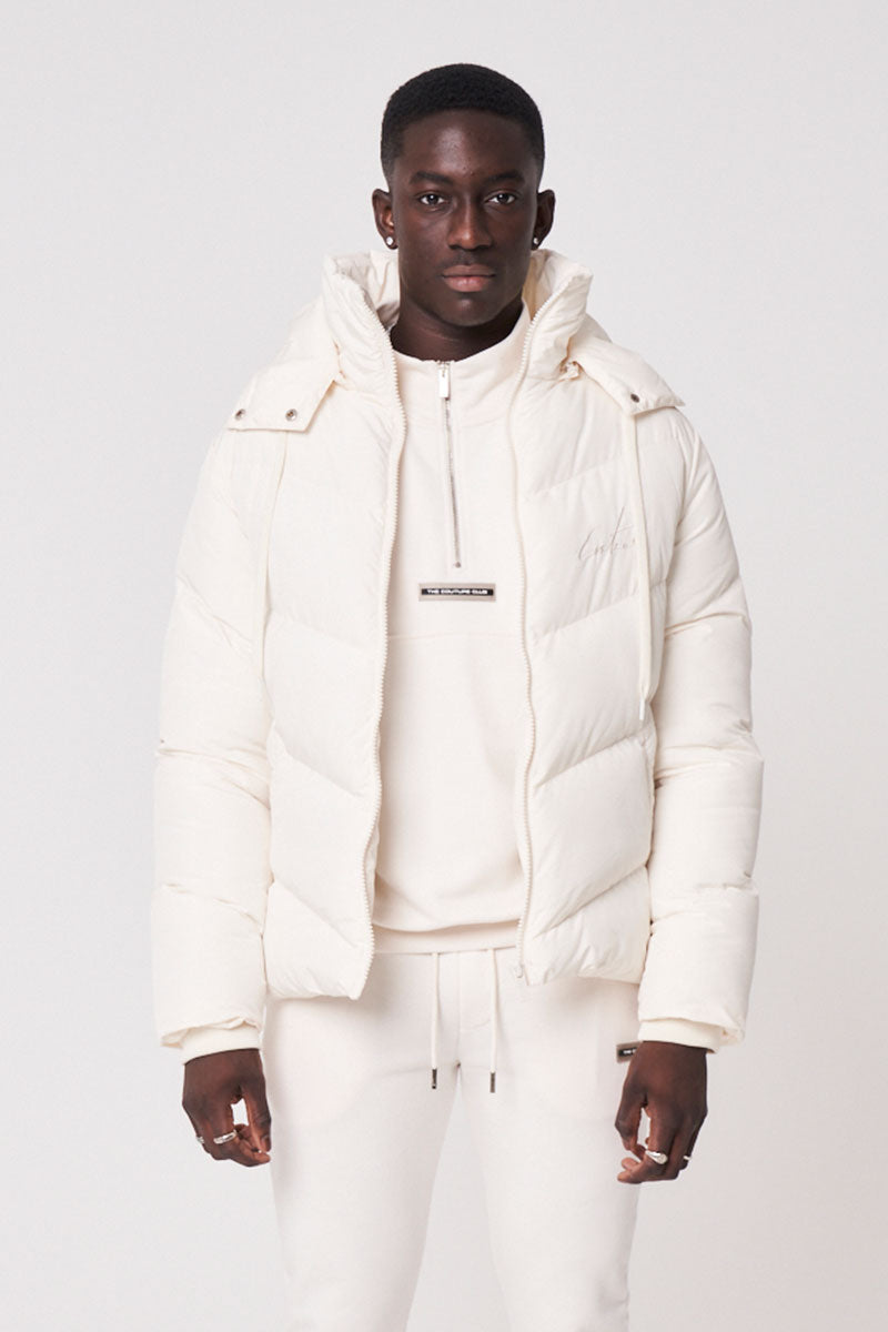 Off white deals bubble coat