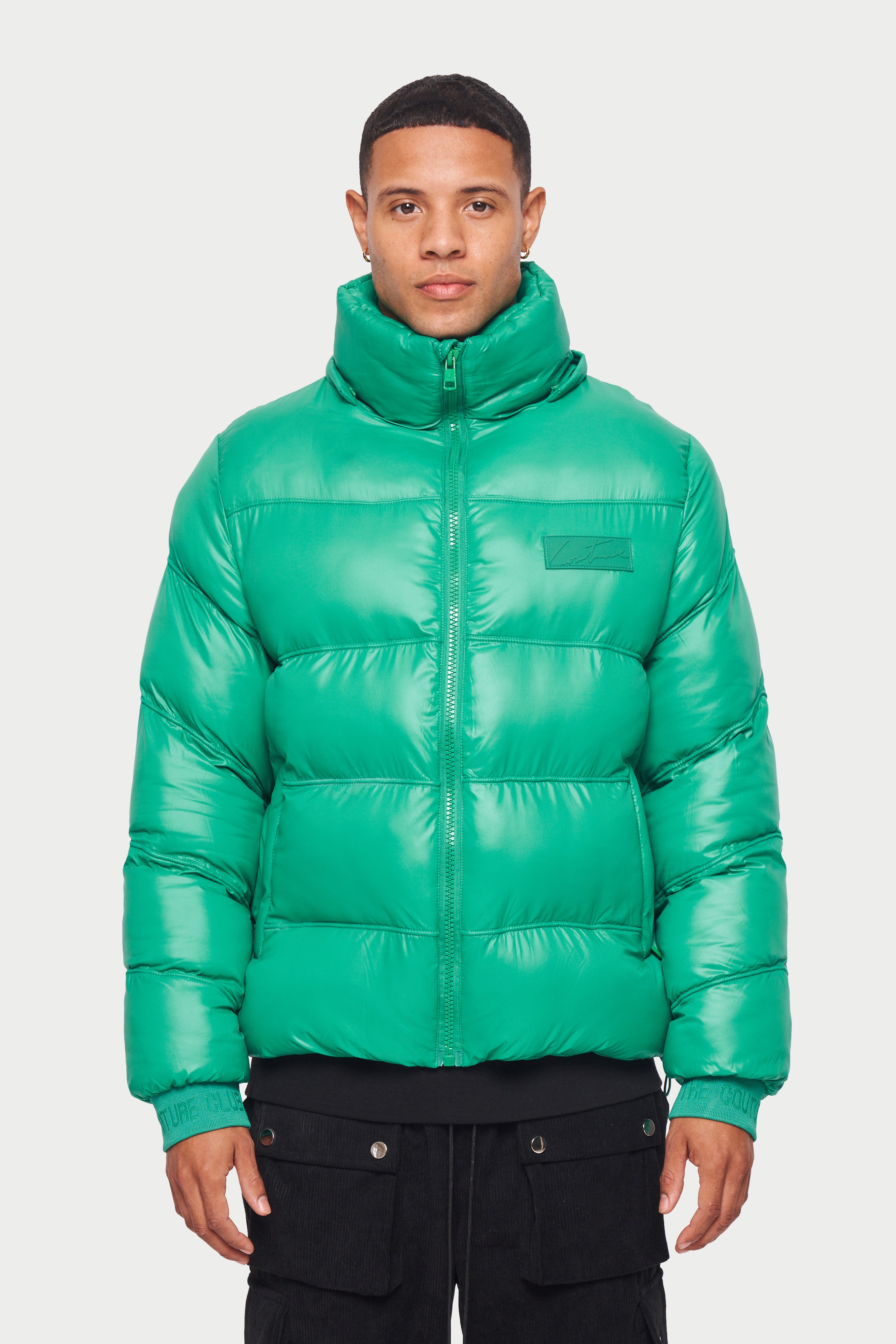 High shine sale puffer jacket mens